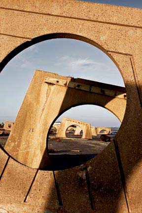 photo of cement structures