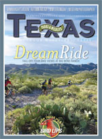 November 2009 cover image bicycle riding at Big Bend Ranch State Park