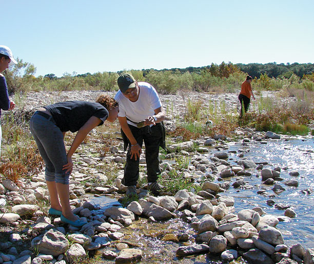students and instructor