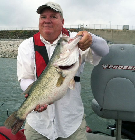 Nearly a 10 lb bass