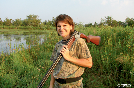 Women waterfowl