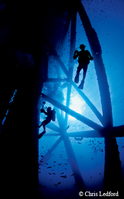 diving