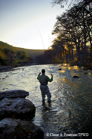 Fly fishing